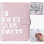 100 Envelope Challenge Binder – Budget Organizer for Cash Saving