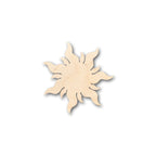 Unfinished Wood Sun Shape - Craft - up to 46" DIY