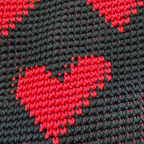 Catalina Hearts Crochet Cross-Body Bag One of a Kind - Mexico