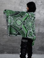 HARMONY HEALS • GREEN MINT Festival Shawl