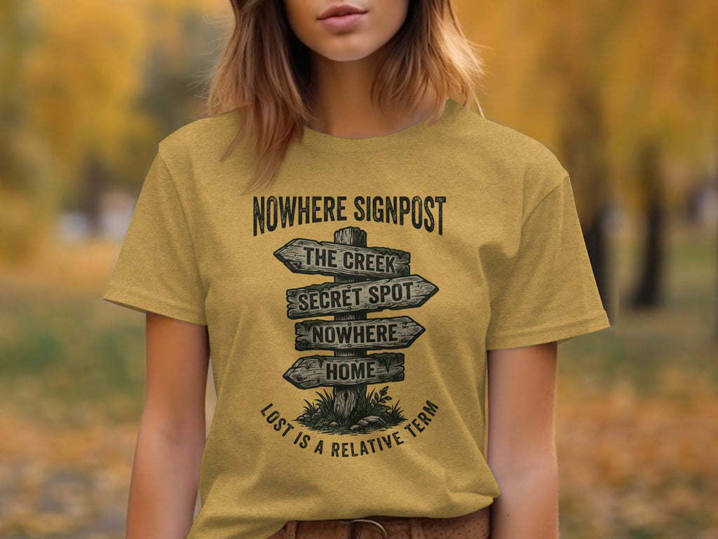 Nowhere Signpost Adventure: Backcountry Outpost Shirt