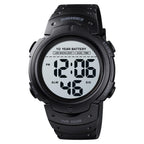 SKMEI 10 Years Battery Men's Watch 100M Waterproof Alarm Clock Sport Watches LED Digital Man Wrist Watch relogio masculino 1560