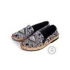 Diamond Hmong Fabric Artisanal Slip On Shoes - Thailand