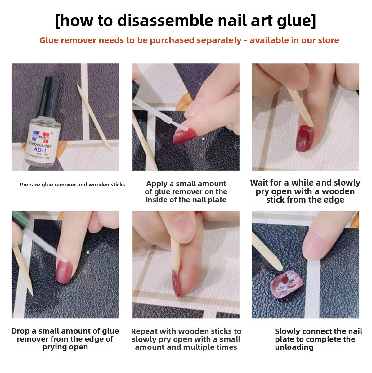 0971- Handmade press on nails fake nails removable