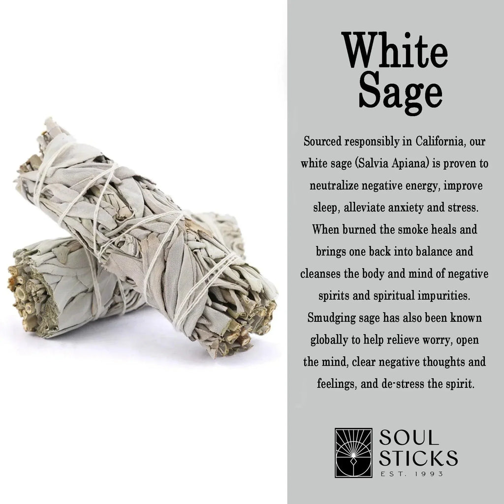 White Sage Mini Smudge Gift Set