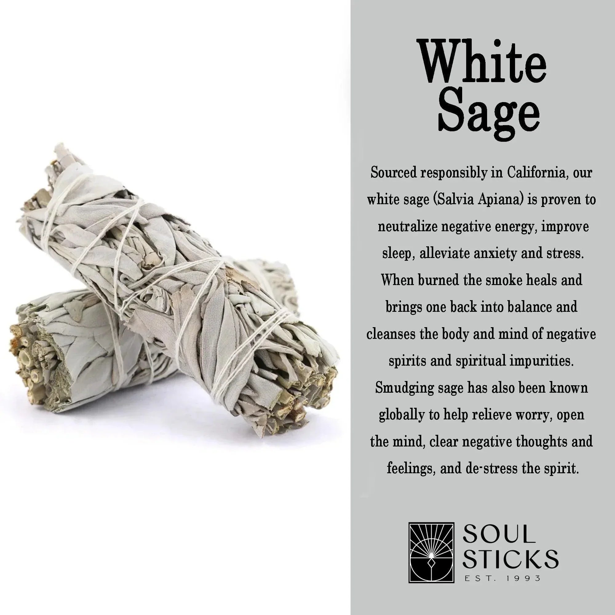 White Sage Mini Smudge Gift Set