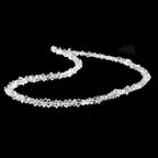 5x3-6x4mm Double Terminated Crystal Quartz 16 inch 136 beads