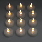 60-Piece: Warm White LED Light Wedding Party Flameless Candle