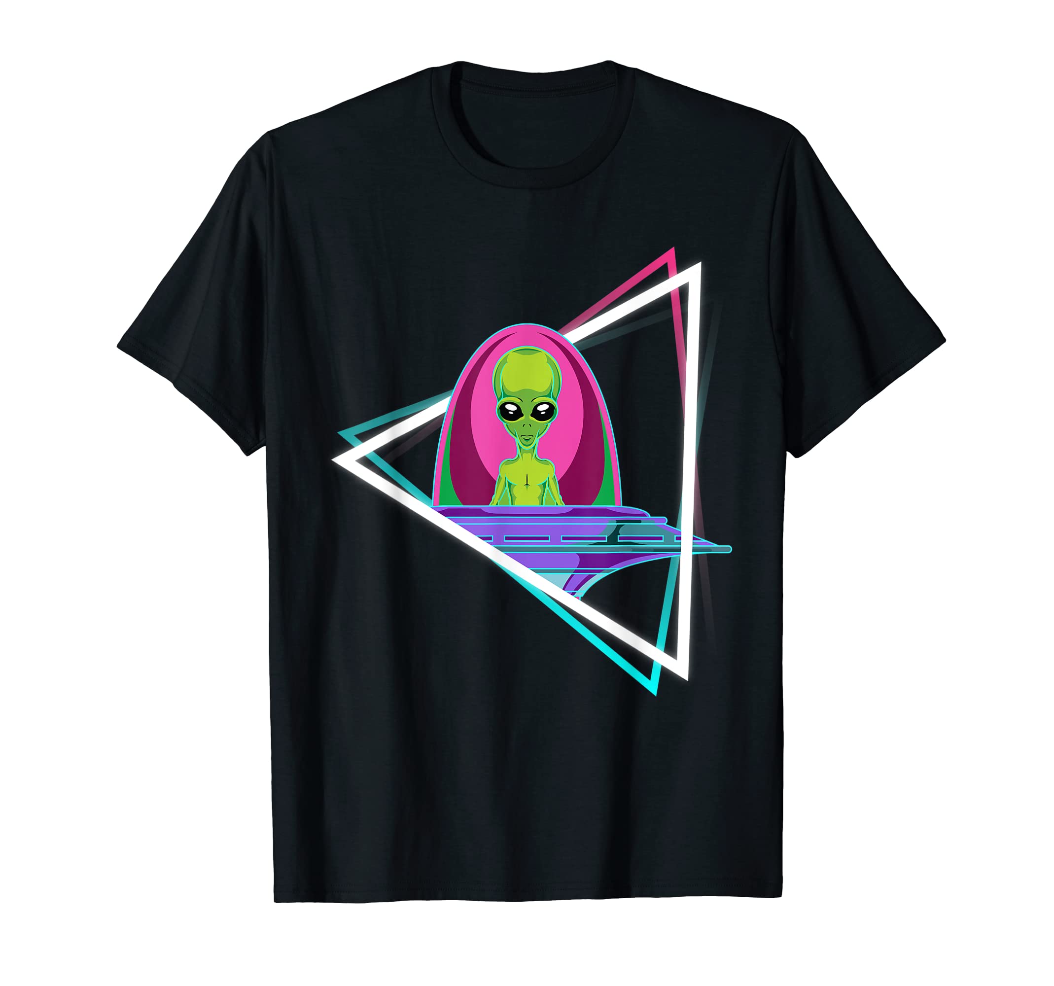 Alien Extraterrestrial Ufo 90S T-Shirt - Graphic Print for Adults