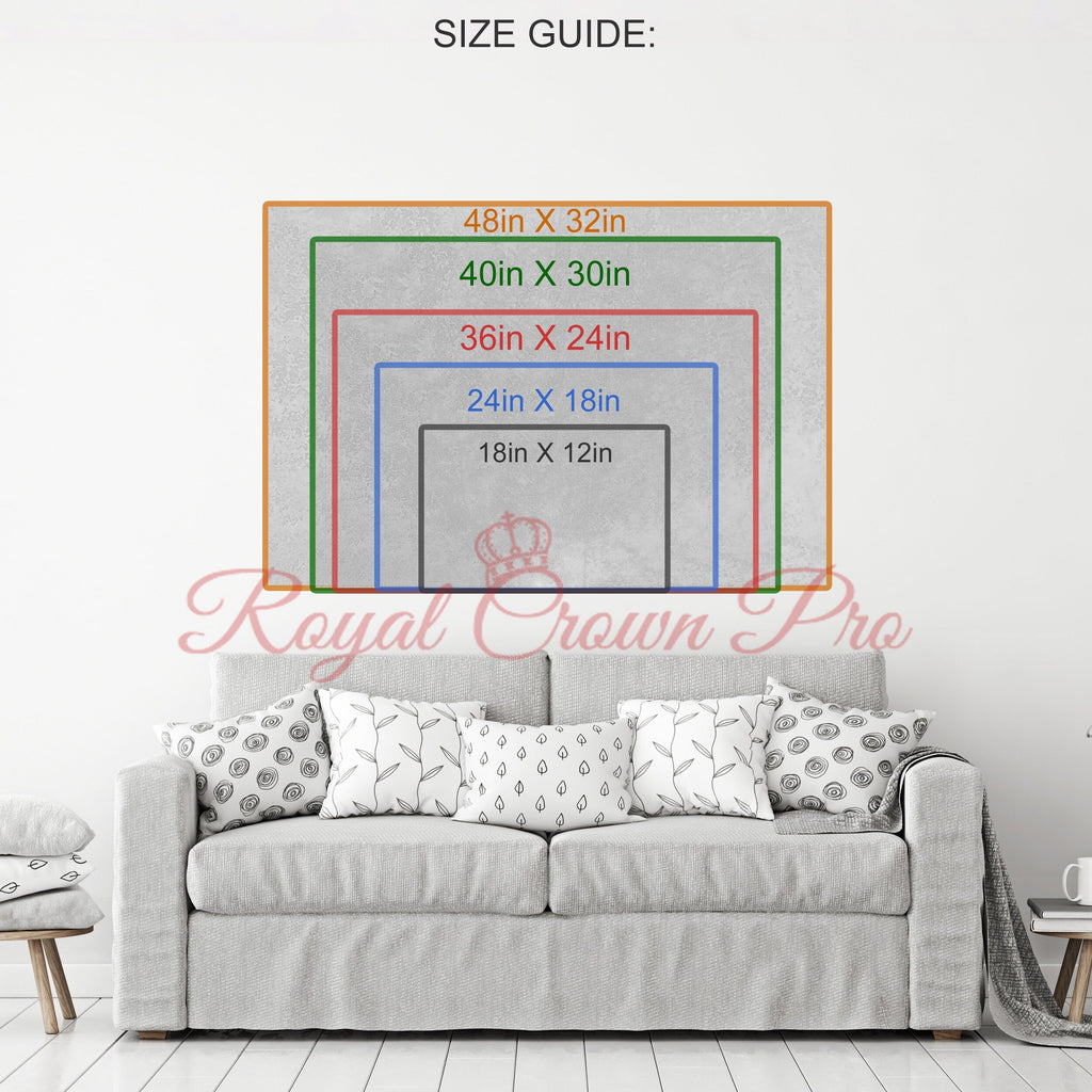 Our Deepest Fear Canvas Wall Art | Marianne Williamson Inspirational Poem