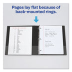Avery Economy View Binder with Round Rings , 3 Rings, 2" Capacity, 11 x 8.5, Black, (5730)