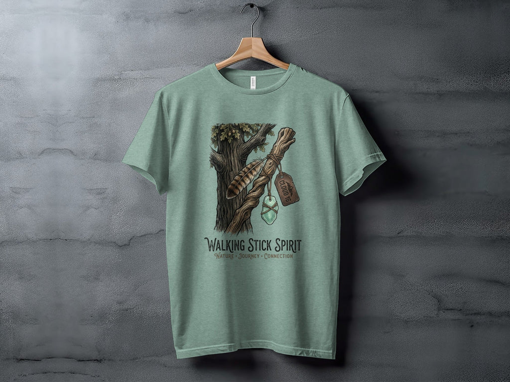 Heritage Walking Stick Spirit: Journey Nomad Tee