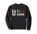 Be Kind Hand Sign Dashiki African Sweatshirt - Aesthetic Graphic Unisex