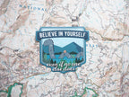 Loch Ness Monster Believe in Yourself Vinyl Sticker