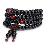 Mala Wood Bead Necklaces