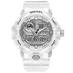 Sport Digital Watch for Men and Woman With Luminous Dual Time Waterproof 5 Bar Modern Men's Military Wristwatch WIth Night Mode