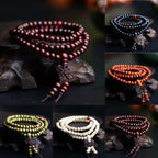 Mala Wood Bead Necklaces