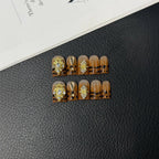 Press on Nails pure handcrafted design smudge patch Press on Nails nail piece advanced sense batch