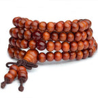 Mala Wood Bead Necklaces