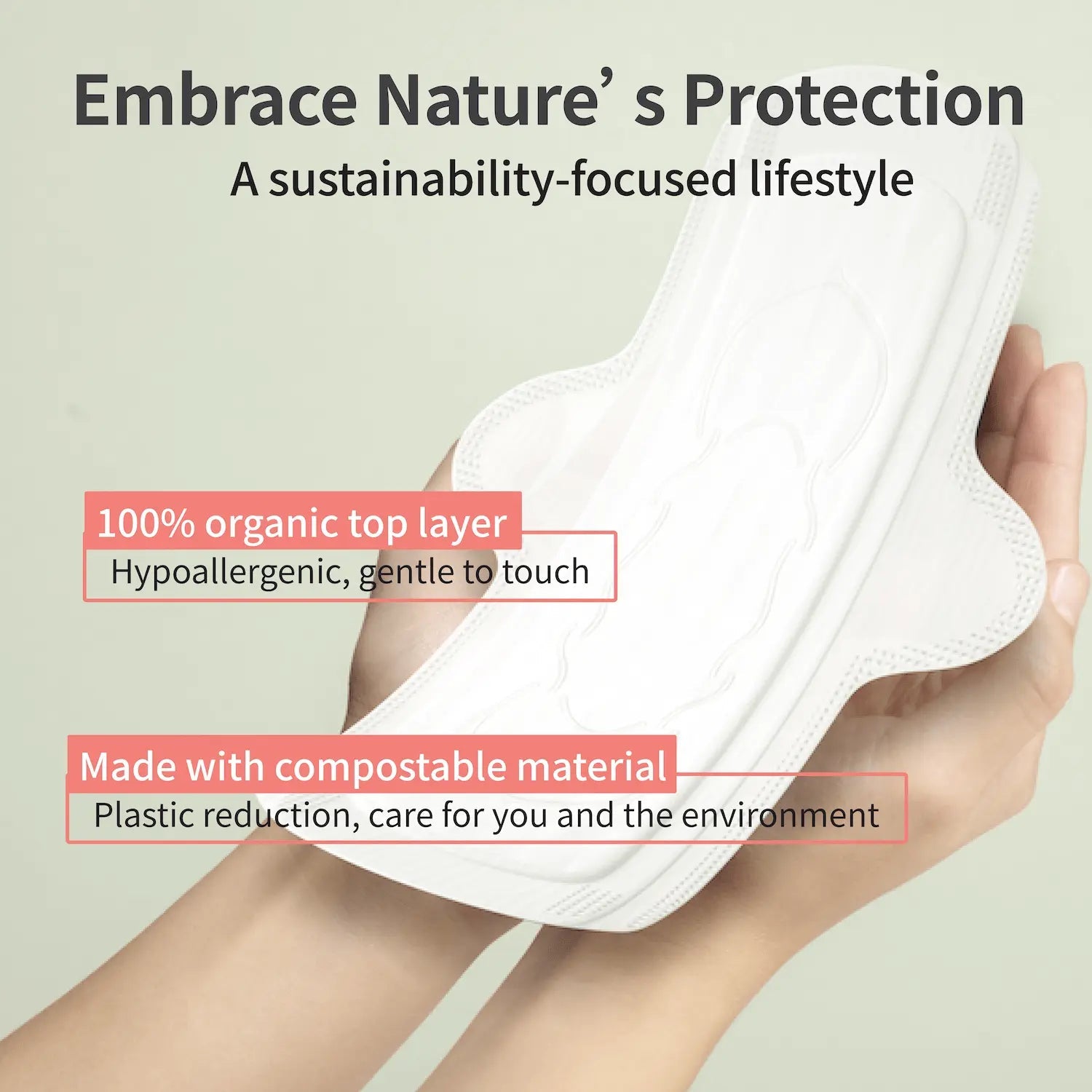 Organic Cotton Cover Pads - Heavy Long