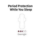 Organic Cotton Cover Pads - Overnight