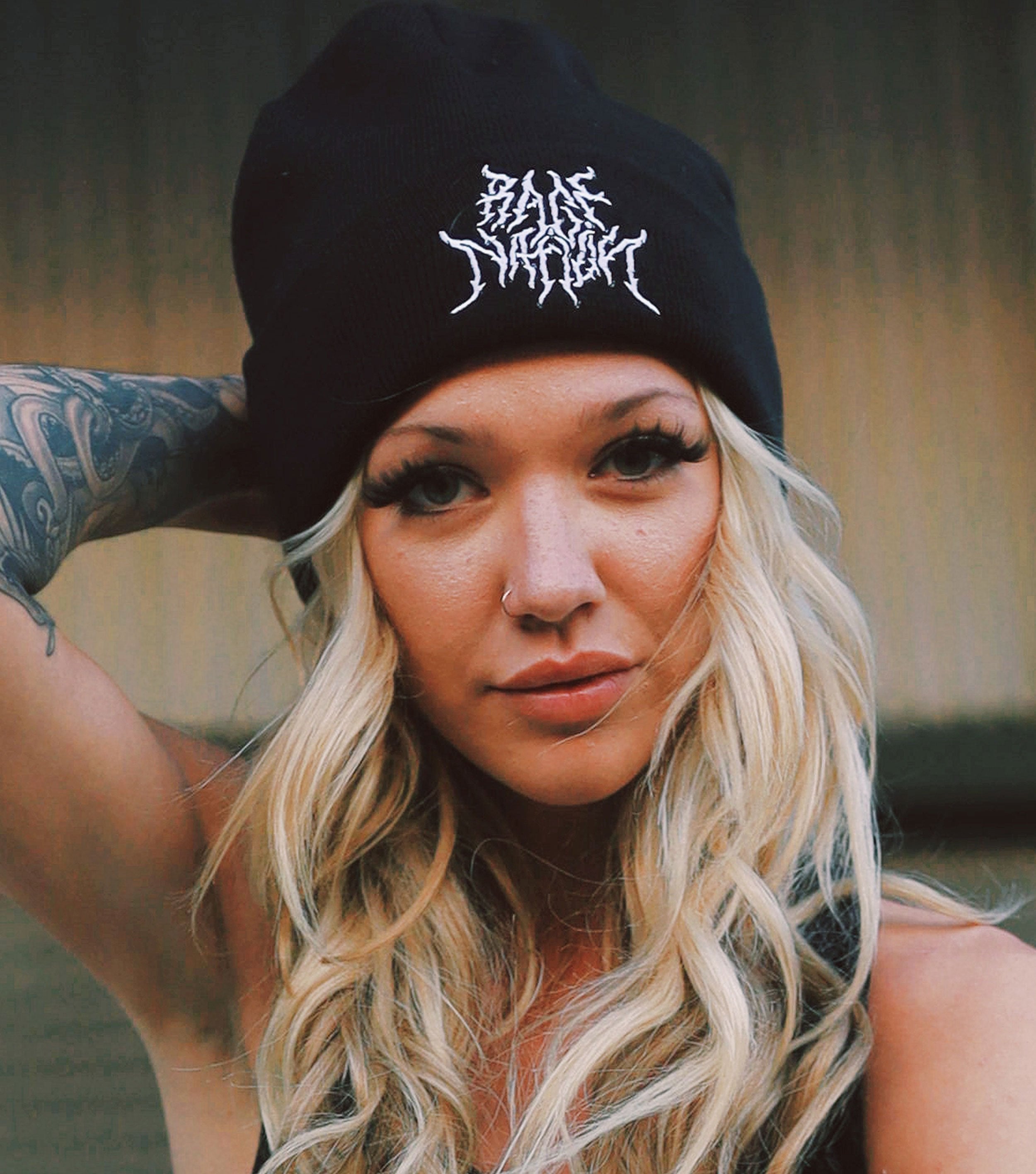 END THE HATE V1 • Knit Beanie