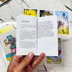 Classic Rider Waite Tarot Deck of 78 Cards with Guidebook
