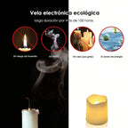 24PCS LED Candle Tea Lights Battery Operated Red Shells Romantic Decoration Flameless  Wedding Party Use