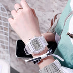 New Sports Digital Watch for Men Women Simple Square LED Watch Fashion Casual Electronic Wristwatches Student Clock reloj mujer