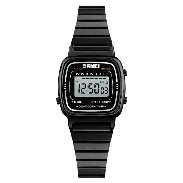 SKMEI 1901 Luxury Small Dial Digital Women Watch Ladies Calendar Waterproof Lady Sports Wristwatches Girl Clock 1252 Reloj Mujer