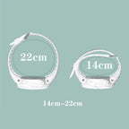 Sports Electronic Watch Men and Women Square Junior High School High School Students White LED Digital Watches