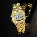 Luxury Women's Rose Gold Silicone Watches Women Fashion LED Digital Clock Casual Ladies Electronic Watch Reloj Mujer 2025