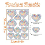 Rainbow Suncatcher Window Stickers | PVC Cat Butterfly Prism Glass Decal