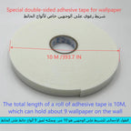 2PCS Strong Adhesive Foam Double-Sided Tape For Living Room TV Background Indoor Wall Panels Decor Materials