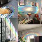 Rainbow Suncatcher Window Stickers | PVC Cat Butterfly Prism Glass Decal