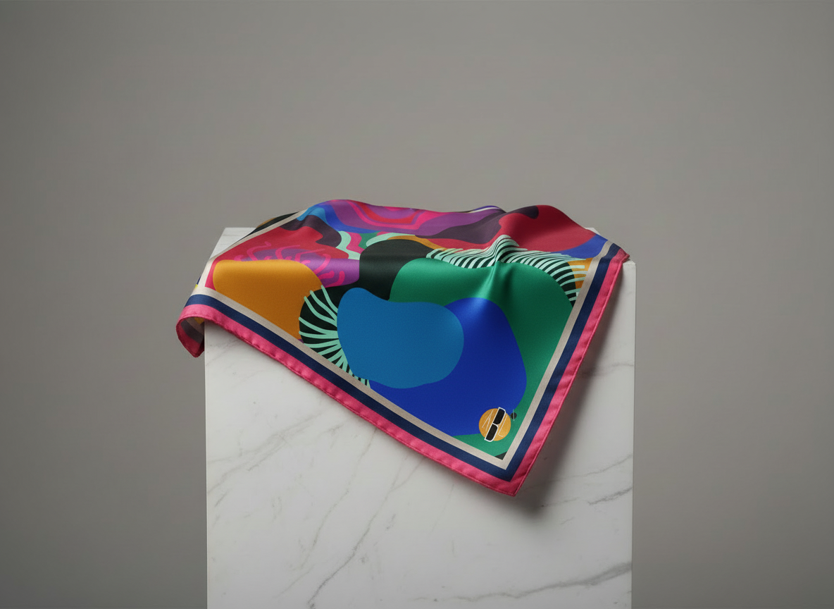 ABEILLE CREATIONS-Sadiya Design (Silky Scarf)