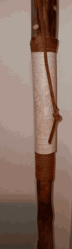 Discover the Magic Within:The Beautiful Citrine Crystal Ball Walking Stick!