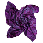 Broadus Collection Headwrap Scarf by Shante & Snoop Dogg, Purple Butterfly