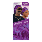 Broadus Collection Headwrap Scarf by Shante & Snoop Dogg, Purple Butterfly