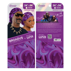 Broadus Collection Headwrap Scarf by Shante & Snoop Dogg, Purple Butterfly