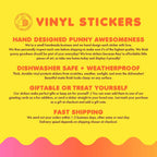 Dilly Dallyer Lamb Vinyl Sticker