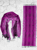 WOUNDS TO WISDOM ✦ Pink Gradient Festival Shawl