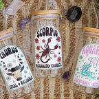 Zodiac Astrology Horoscope Glass Cup