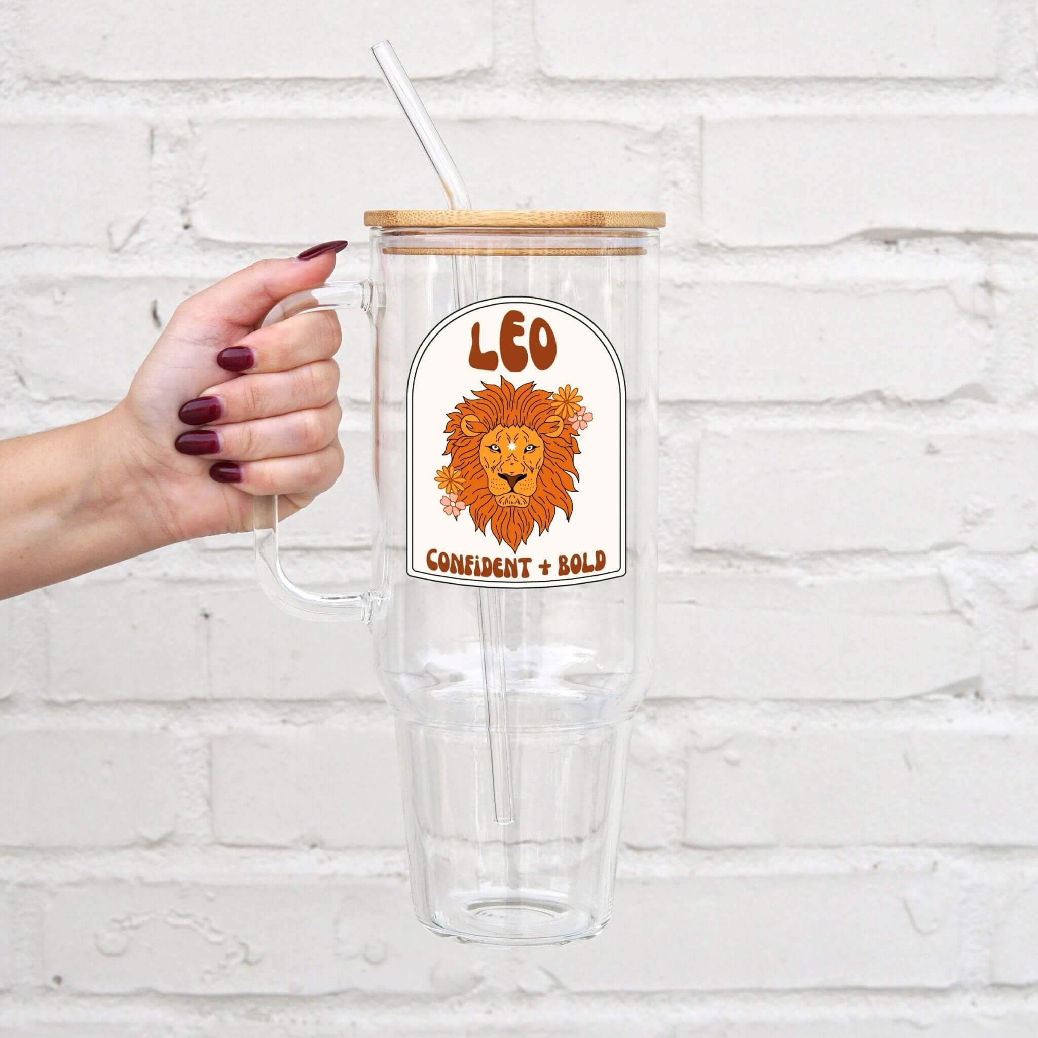 Zodiac Astrology Horoscope Glass Cup