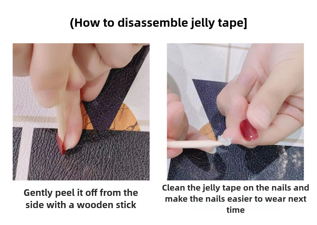 1002- Handmade press on nails fake nails removable