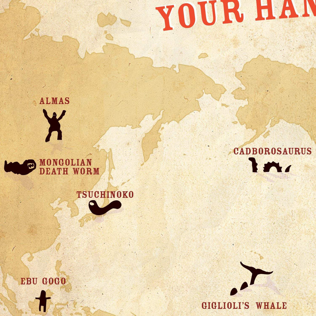 Cryptids  of the World Postcard