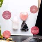 Crystal Guardian Magnets - Trio of Peace & Protection