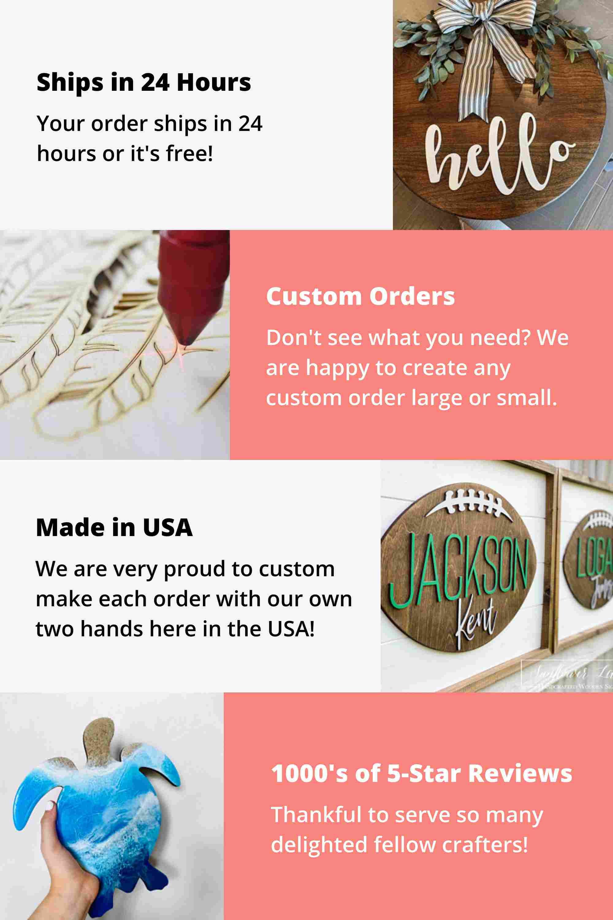 Unfinished Wood Seahorse Shape - Ocean - Nursery - Craft - up to 46" DIY