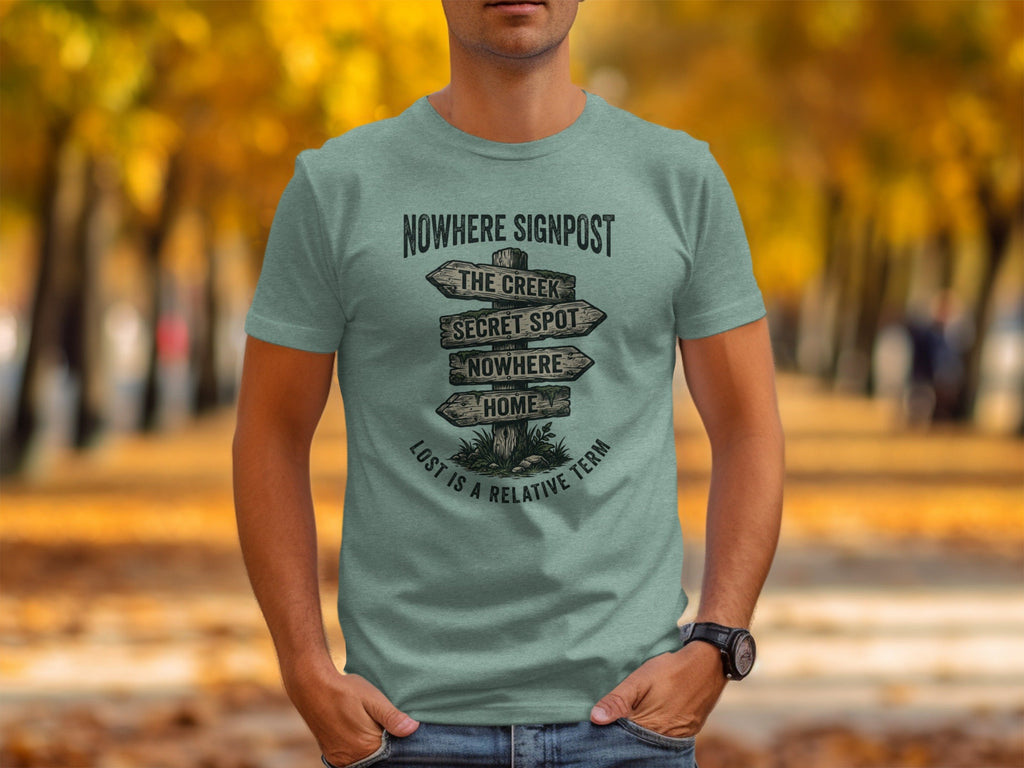 Nowhere Signpost Adventure: Backcountry Outpost Shirt
