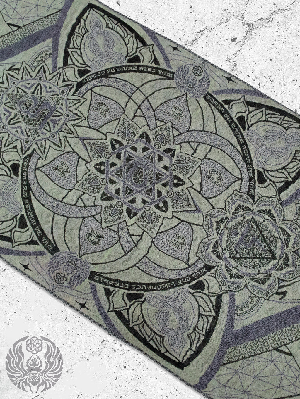 HARMONY HEALS • GREEN MINT Festival Shawl